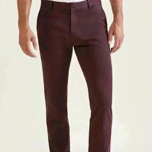 NWT Zachary Prell Aster Chino Pants in Wine